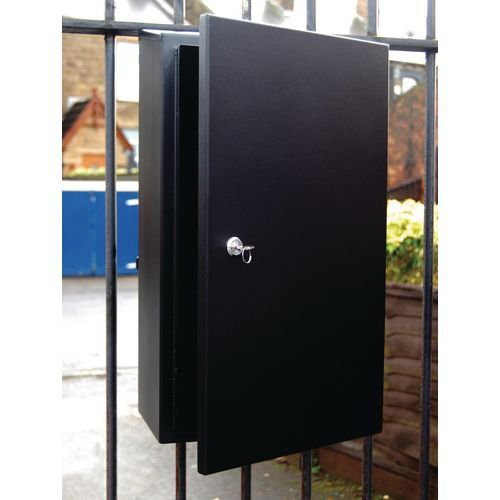 Gate and rail mountable large post box