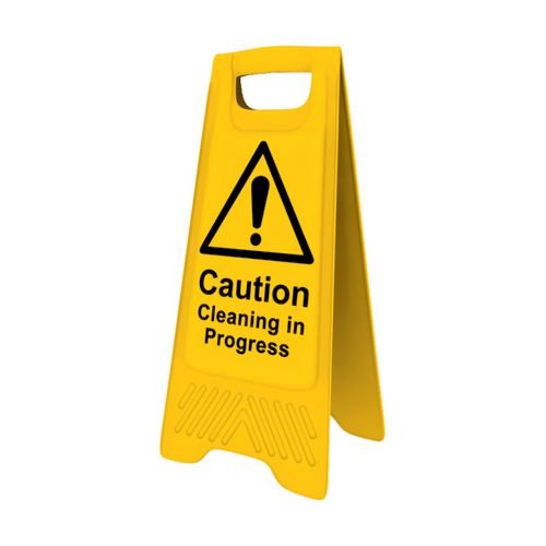 Heavy Duty A-Board - 'Caution Cleaning In Progress'