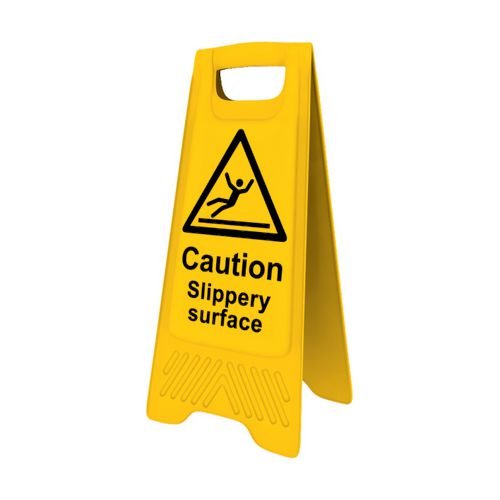 Heavy Duty A-Board - 'Caution Slippery Surface'