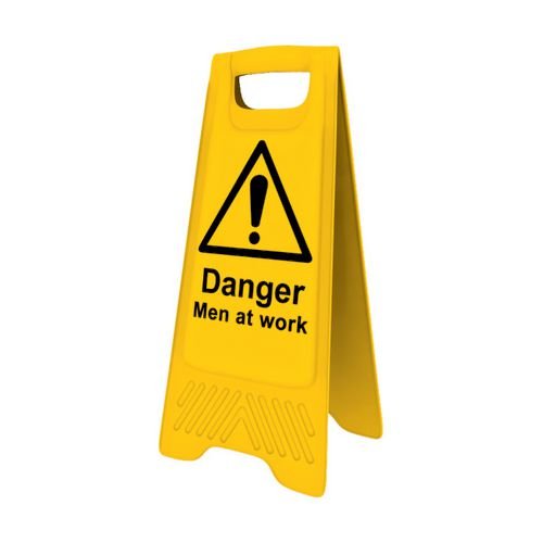 Heavy Duty A-Board - Danger Men At Work