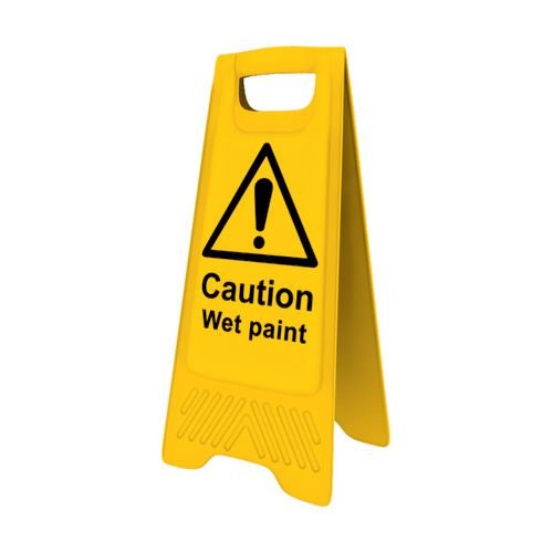 Heavy Duty A-Board - 'Caution Wet Paint'