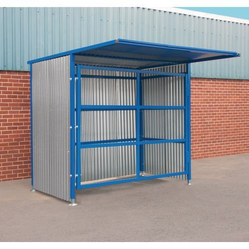 Gated drum shelter