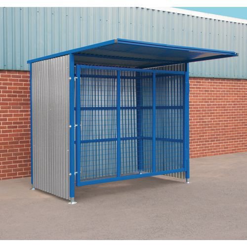 Gated drum shelter