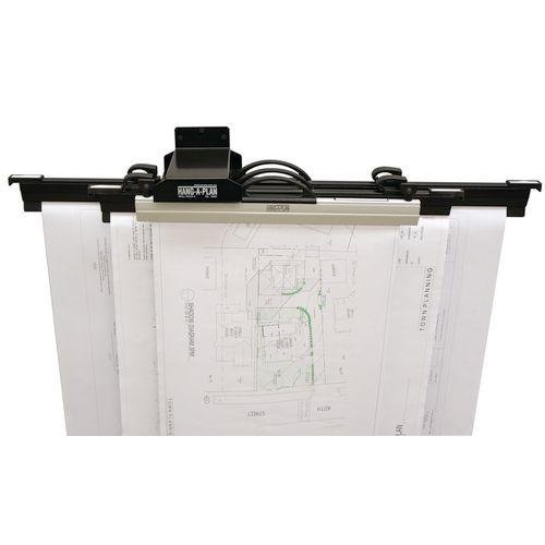 Hang-A-Plan wall mounted plan filing racks