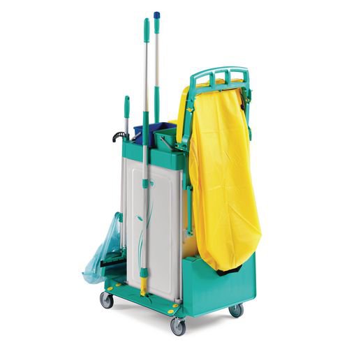 Magic line 200 lockable cleaning trolley