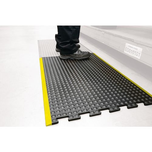 Bubblemat Black/Yellow 0.6M X 0.9M Middle