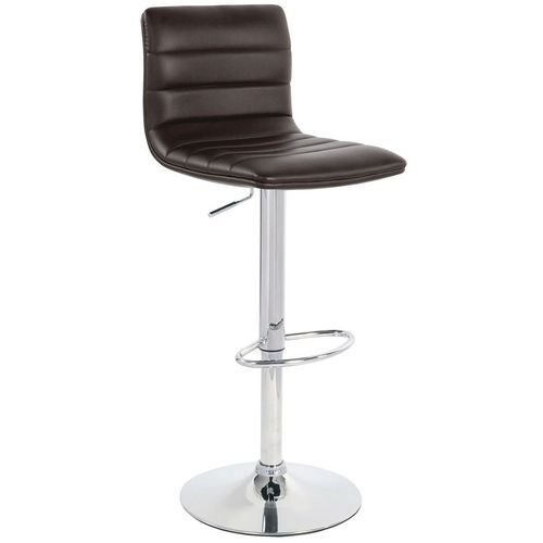 Leather bar stools with back support