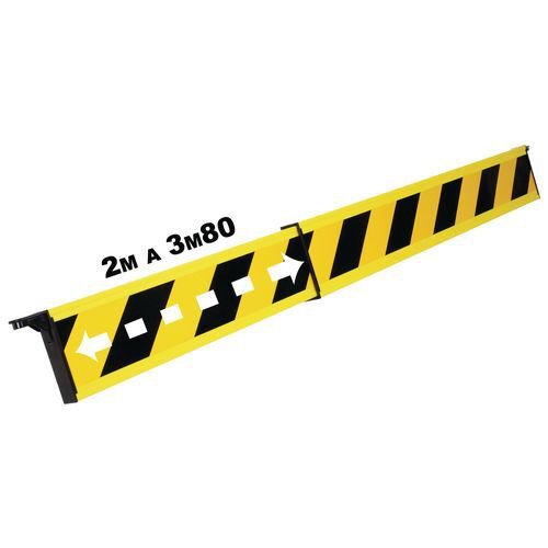Telescopic site protection barrier