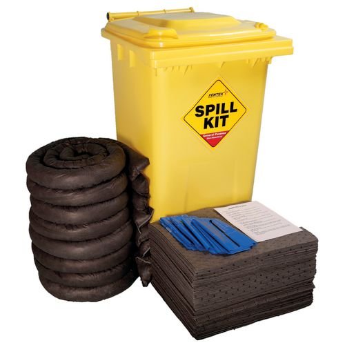240 Litre G/Purpose Kit - Yellow Wheelie Bin