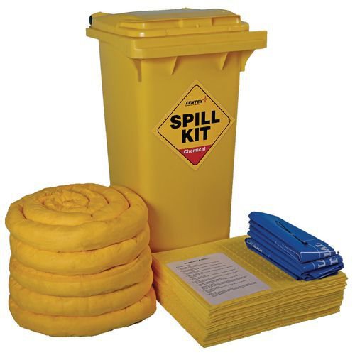 120L wheelie bin spill kit, chemical