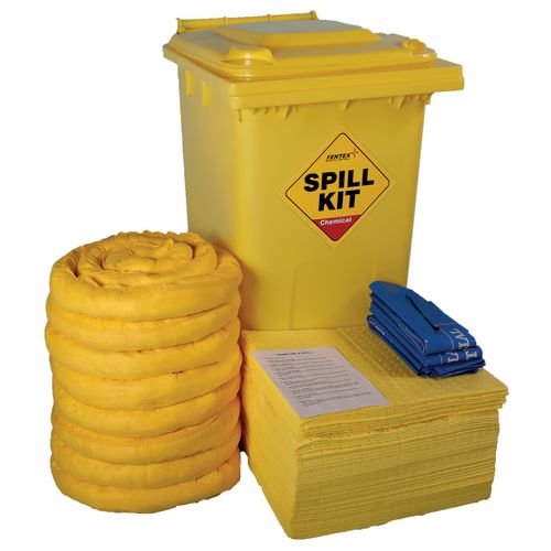 240 Litre Chemical Kit - Yellow Wheelie Bin