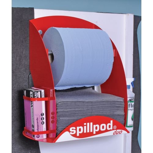 Spillpod Duo Standard Contents + Blue Paper Roll