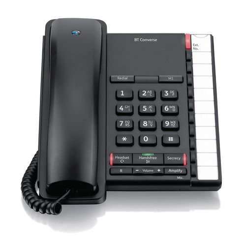 BT Converse 2200 business telephone Black