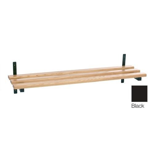 Evolve wood shelf 900mm in black