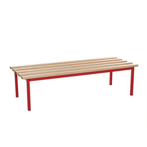 Evolve Mezzo Deep Bench 1000 X 595Mm 2 Legs - Silver