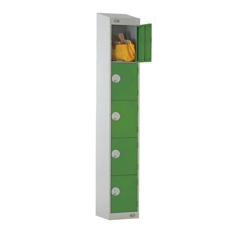 Coloured Door Lockers - Sloping Top