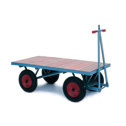 Heavy duty platform trucks, flat platform