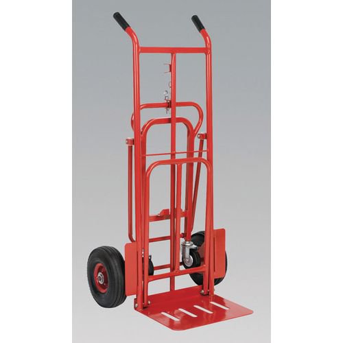 3-in-1 Sack truck with fixed & folding toe plate