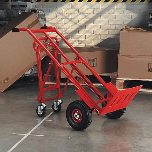 3-in-1 Sack truck with fixed & folding toe plate