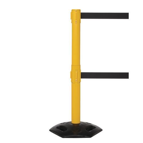 Heavy duty weatherproof twin belt barrier - Set of 2