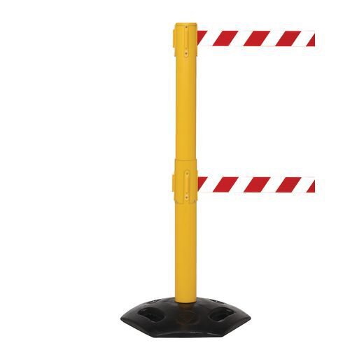 Heavy duty weatherproof twin belt barrier - Set of 2