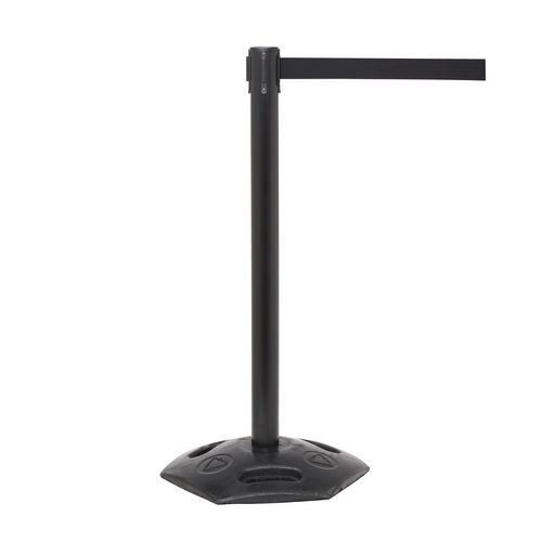 Heavy duty weatherproof retractable belt barrier - set of 2