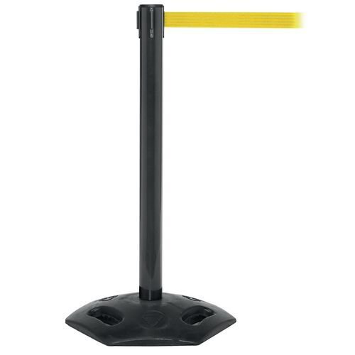 Heavy duty weatherproof retractable belt barrier - set of 2