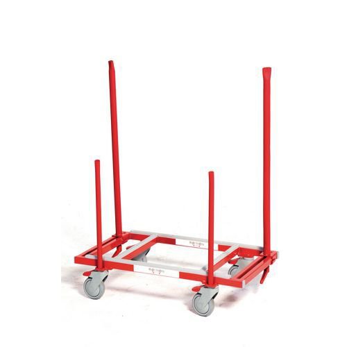 Multi-trolley heavy duty furniture mover, 4 posts