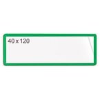 Magnetic Ticket Pouch 40 X 120 Pk 100 - Green