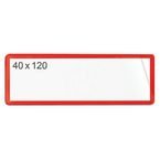 Self-adhesive Ticketpouch 30 X 100 Pk 100 - Red