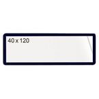 Self-adhesive Ticketpouch 40 X 120 Pk 100 - Black