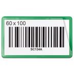 Self-adhesive Ticketpouch 60 X 100 Pk 100 - Green