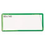 Self-adhesive Ticketpouch 60 X 140 Pk 100 - Green