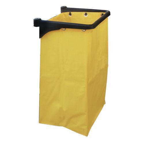Plastic utility tray trolley - bag and frame