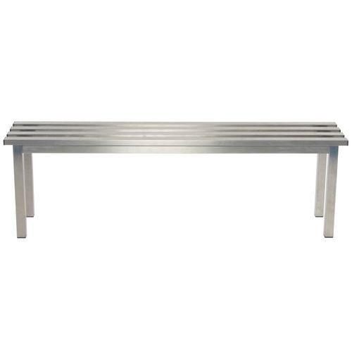 Aqua Mezzo Freestanding Bench Stainless Steel 1000mm Wide X 325 Deep
