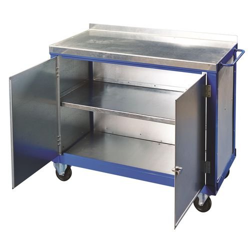 Tool Trolley 1000 X 500, With Double Doors