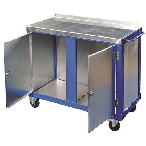 Tool Trolley 1000 X 500, With Two Cuoboards