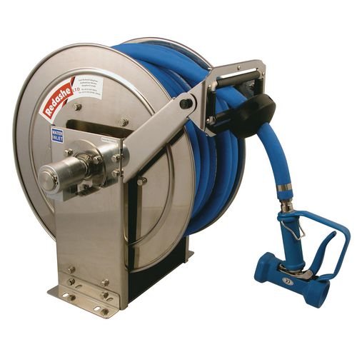 Spring Rewind Stainless Steel Hose Reel 30M 19mm