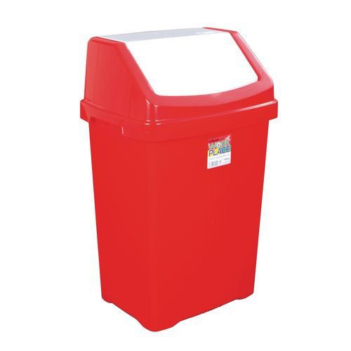 Coloured recycling swing bin