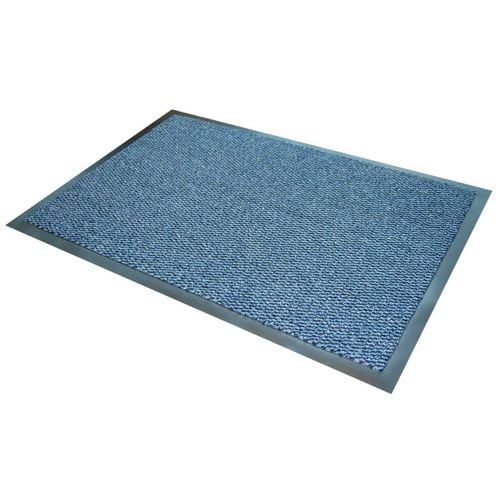 Economical, Pvc-Backed Entrance Mat, 60X90Cm, Blue.