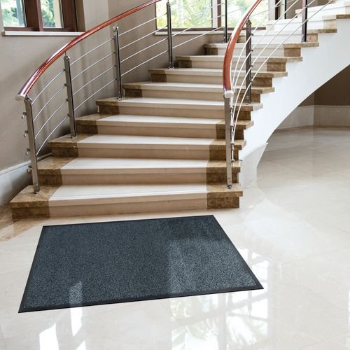 Washable Entrance Mat, 85 X 120Cm, Granite