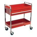Service Trolley,2 Level with Drawer