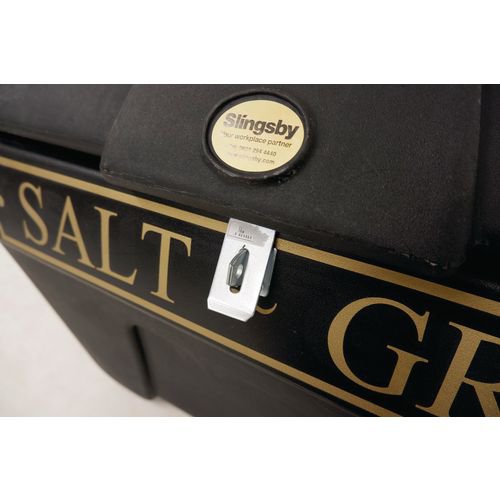 Victoriana Salt and Grit Bin without Hopper Feed with Hasp and Stapl 200L Black 399669