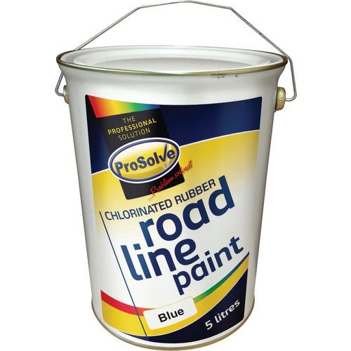 Prosolve Chlorinated Rubber Road Line Paint 5 Ltr Blue
