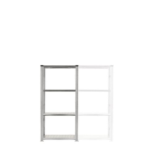 Boltless zinc plated steel shortspan shelving