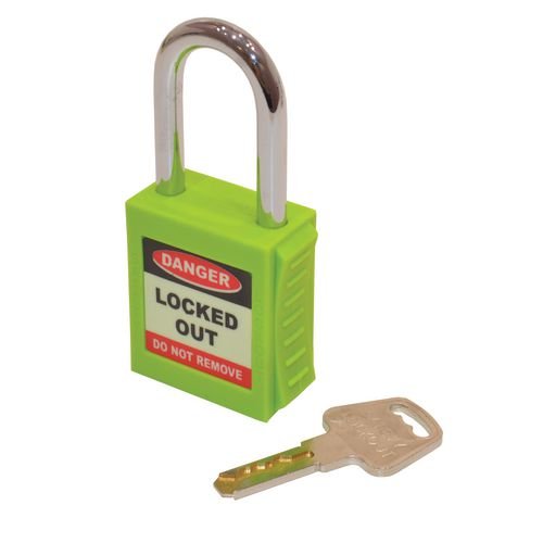 Safety Lockout Padlocks - Green (Each)