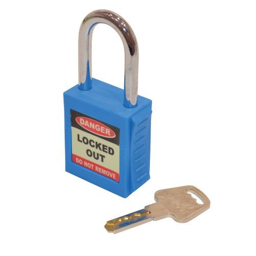 Safety Lockout Padlock - Blue (Each)