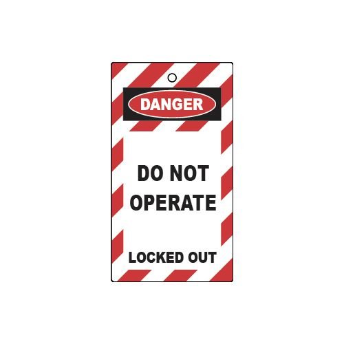 Lockout Tags - Do Not Operate (Double Sided 10 Pack)