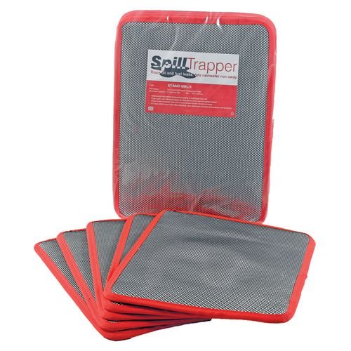 Pack Of Five Small Spilltrapper Replacement Mats