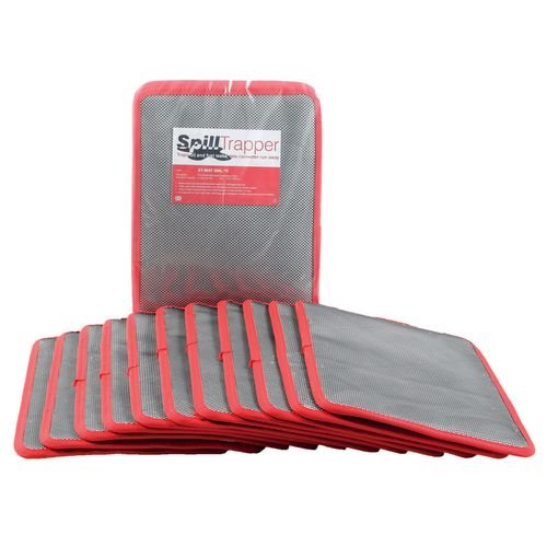 Box Of Ten Small Spilltrapper Replacement Mats